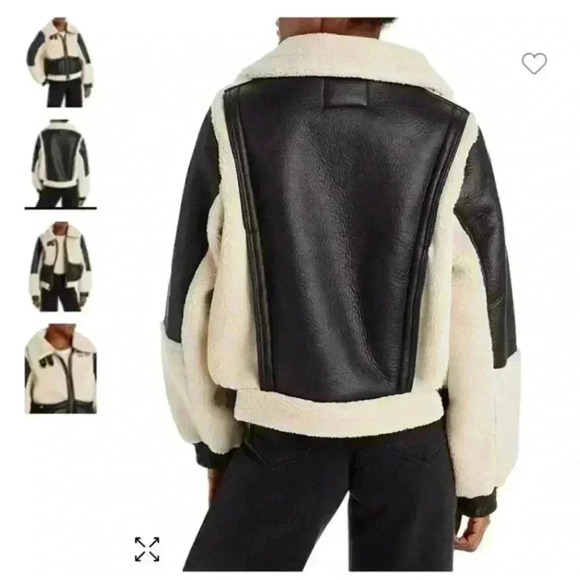 Blank NYC Mixed Media Moto Jacket size large - Picture 7 of 11